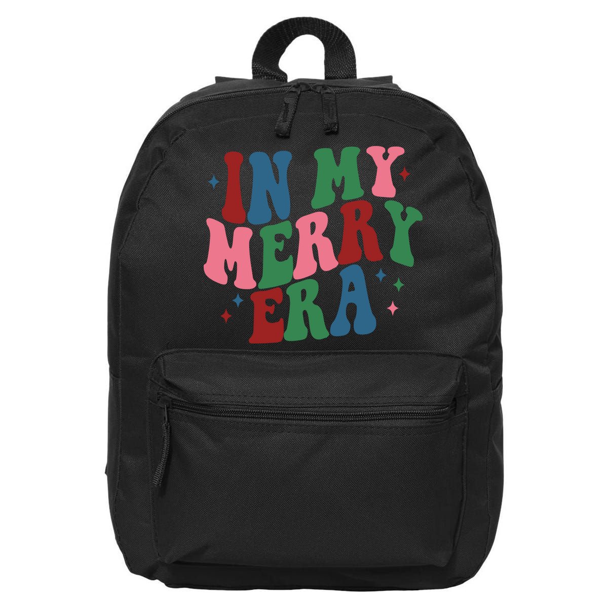 In My Merry Era Christmas Holiday 16 in Basic Backpack
