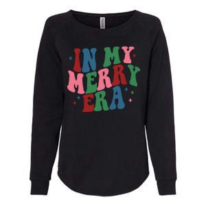 In My Merry Era Christmas Holiday Womens California Wash Sweatshirt