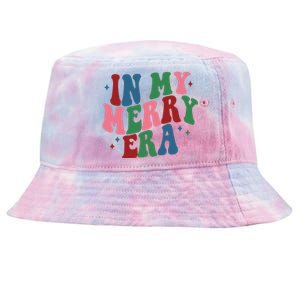 In My Merry Era Christmas Holiday Tie-Dyed Bucket Hat