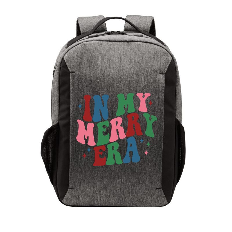 In My Merry Era Christmas Holiday Vector Backpack