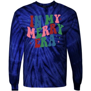 In My Merry Era Christmas Holiday Tie-Dye Long Sleeve Shirt