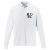 In My Merry Era Christmas Holiday Performance Long Sleeve Polo