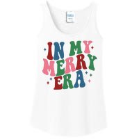 In My Merry Era Christmas Holiday Ladies Essential Tank