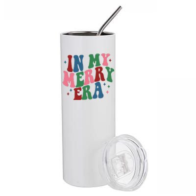 In My Merry Era Christmas Holiday Stainless Steel Tumbler