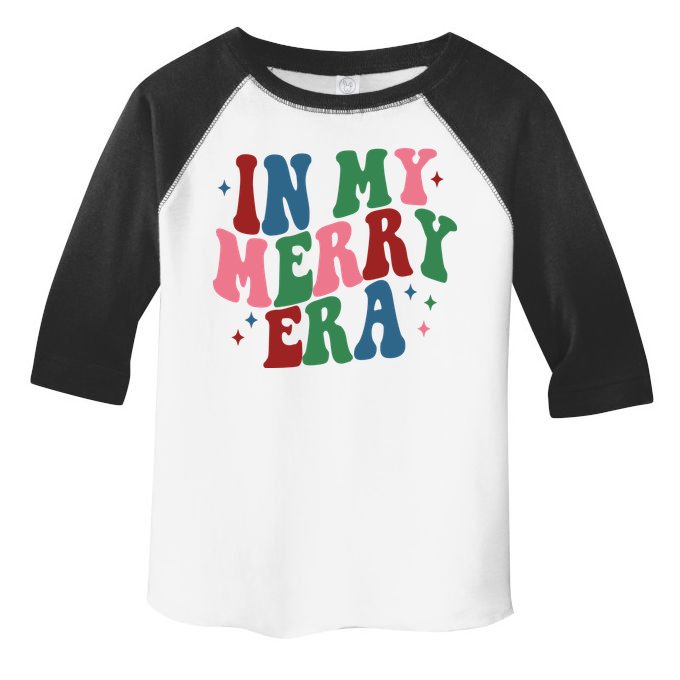 In My Merry Era Christmas Holiday Toddler Fine Jersey T-Shirt