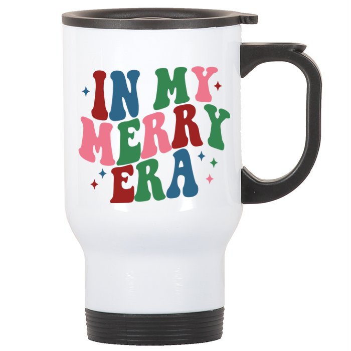 In My Merry Era Christmas Holiday Stainless Steel Travel Mug