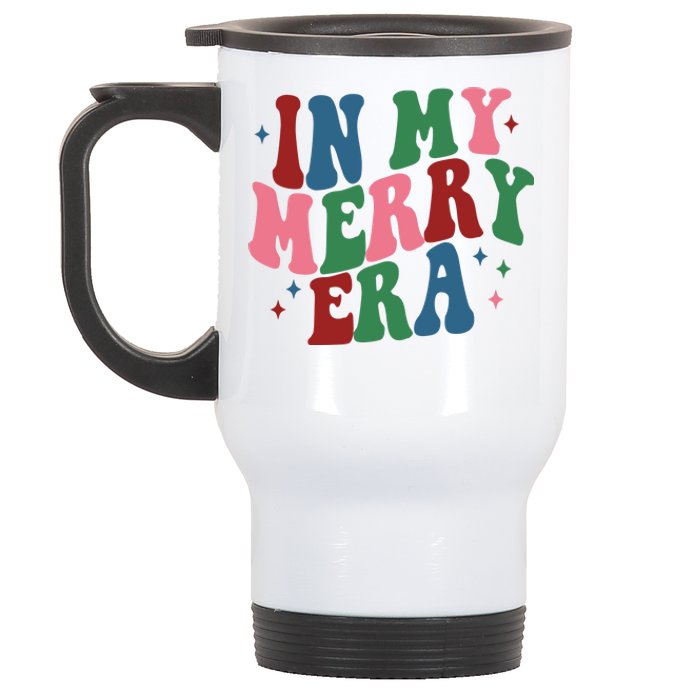 In My Merry Era Christmas Holiday Stainless Steel Travel Mug