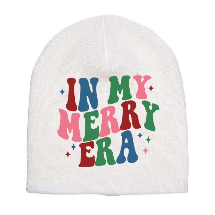 In My Merry Era Christmas Holiday Short Acrylic Beanie