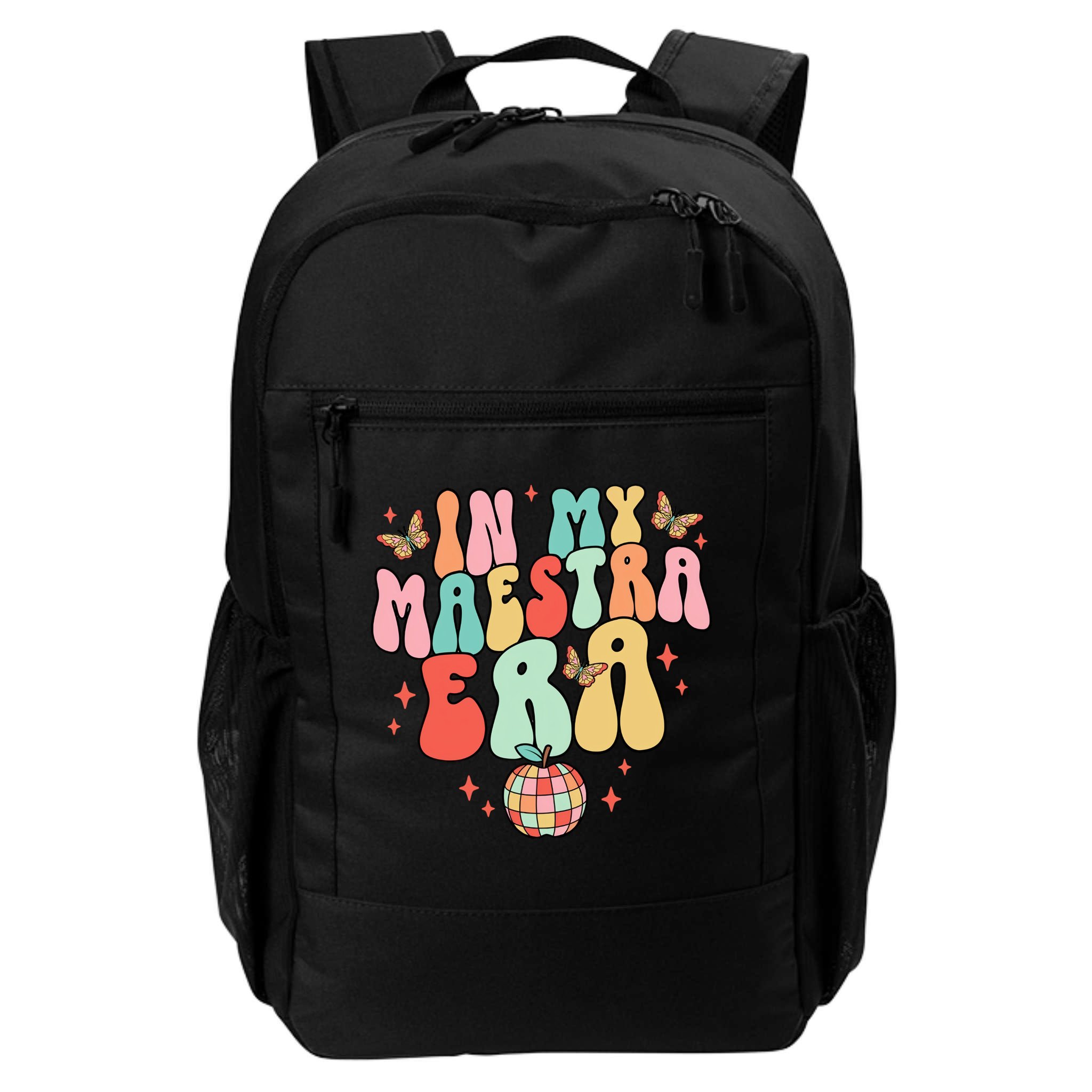 In My Maestra Era Spanish Teacher Back To School Backpack