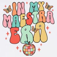 In My Maestra Era Spanish Teacher Back To School Premium T-Shirt