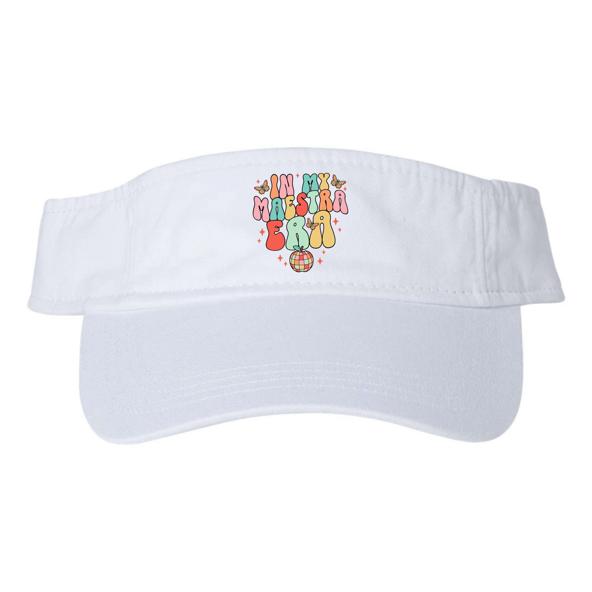 In My Maestra Era Spanish Teacher Back To School Visor