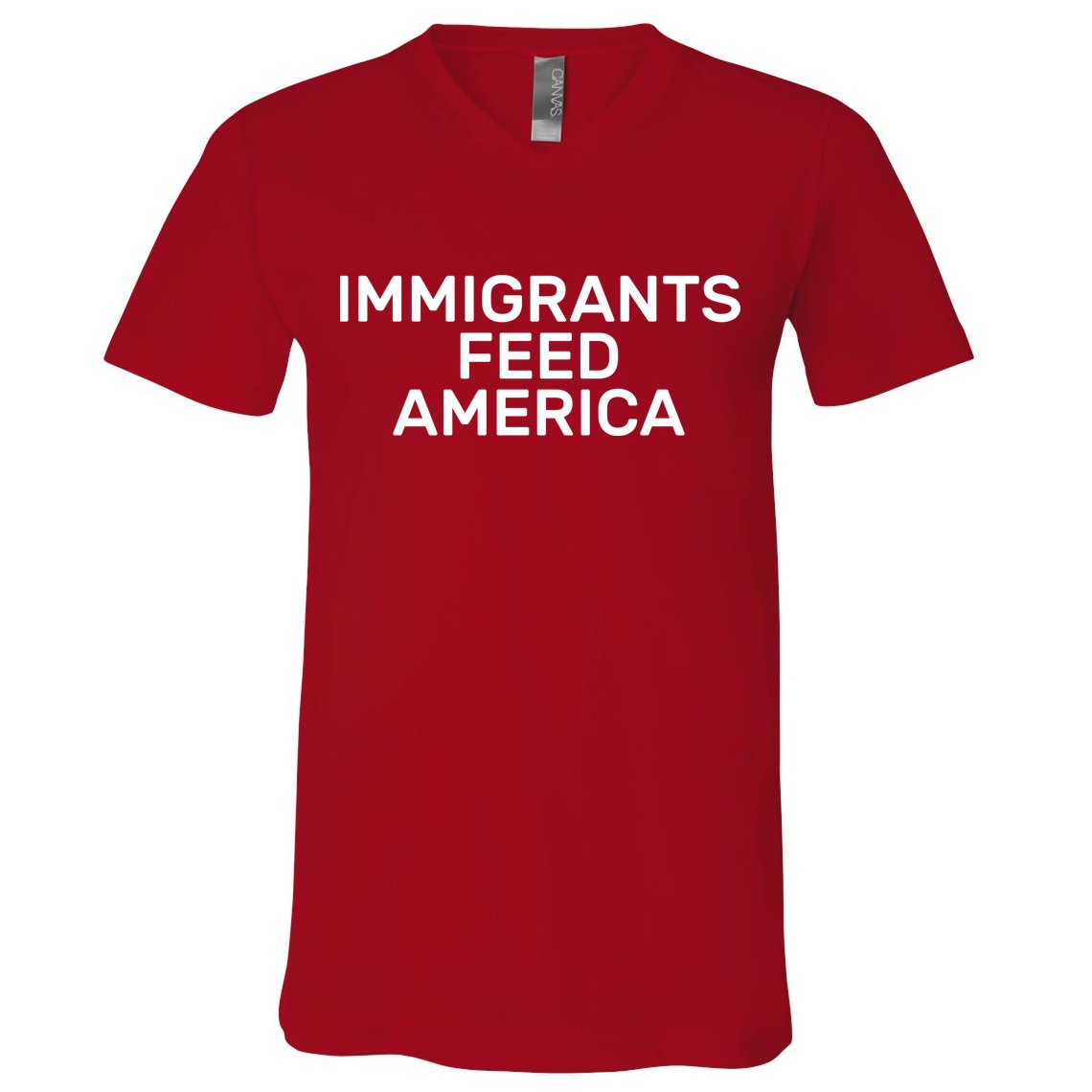 Immigrants Feed America  V-Neck T-Shirt