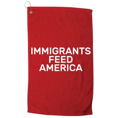 Immigrants Feed America  Platinum Collection Golf Towel