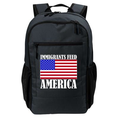 Immigrants Feed America US Flag Daily Commute Backpack