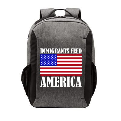 Immigrants Feed America US Flag Vector Backpack