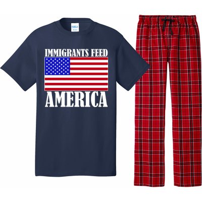 Immigrants Feed America US Flag Pajama Set