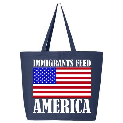 Immigrants Feed America US Flag 25L Jumbo Tote