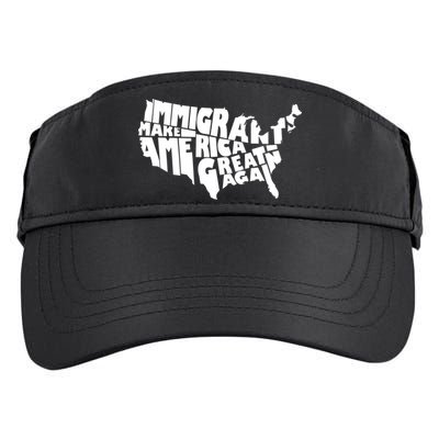 Immigrants Make America Great Again Adult Drive Performance Visor