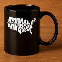 Immigrants Make America Great Again 11oz C Handle Ceramic Mug