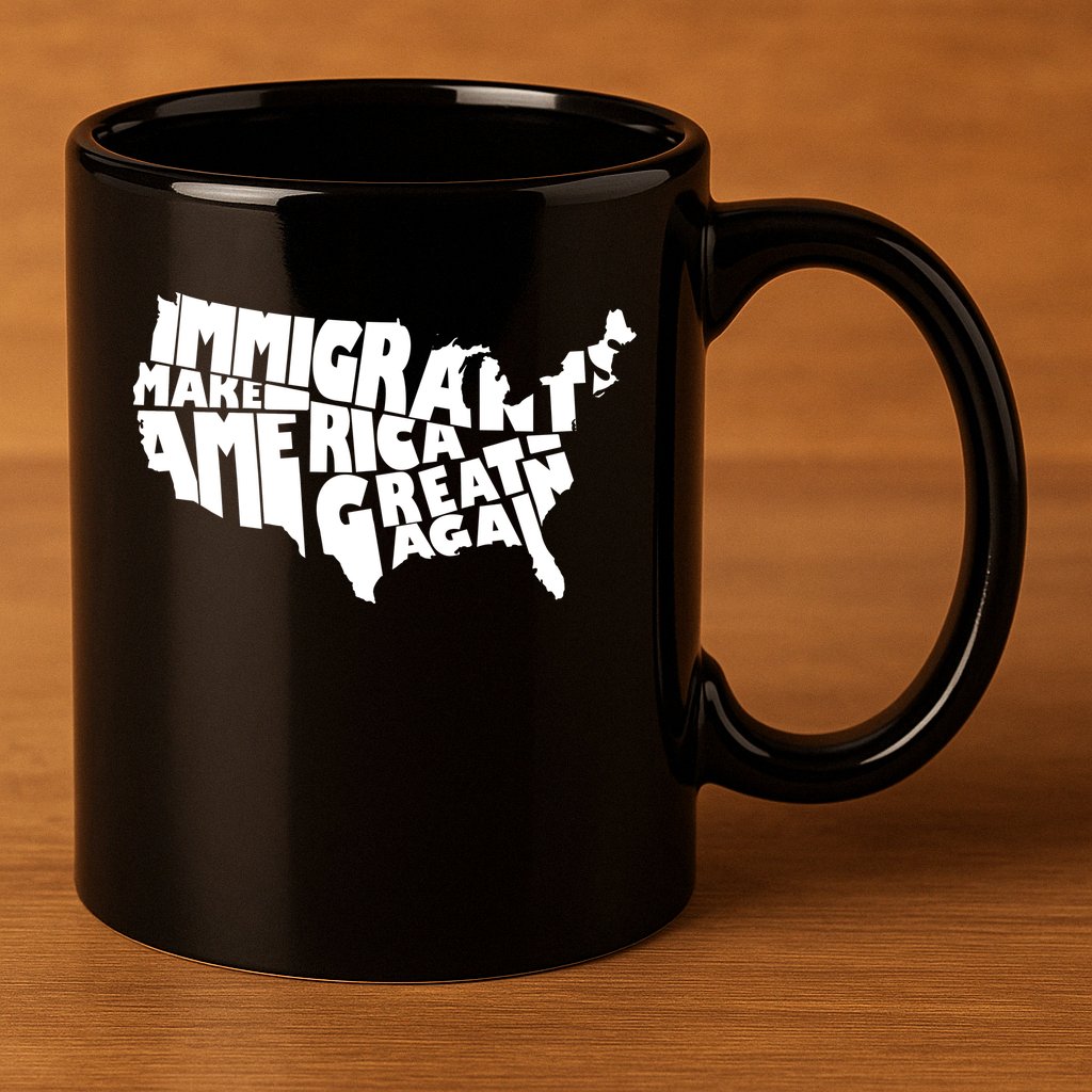 Immigrants Make America Great Again 11oz C Handle Ceramic Mug