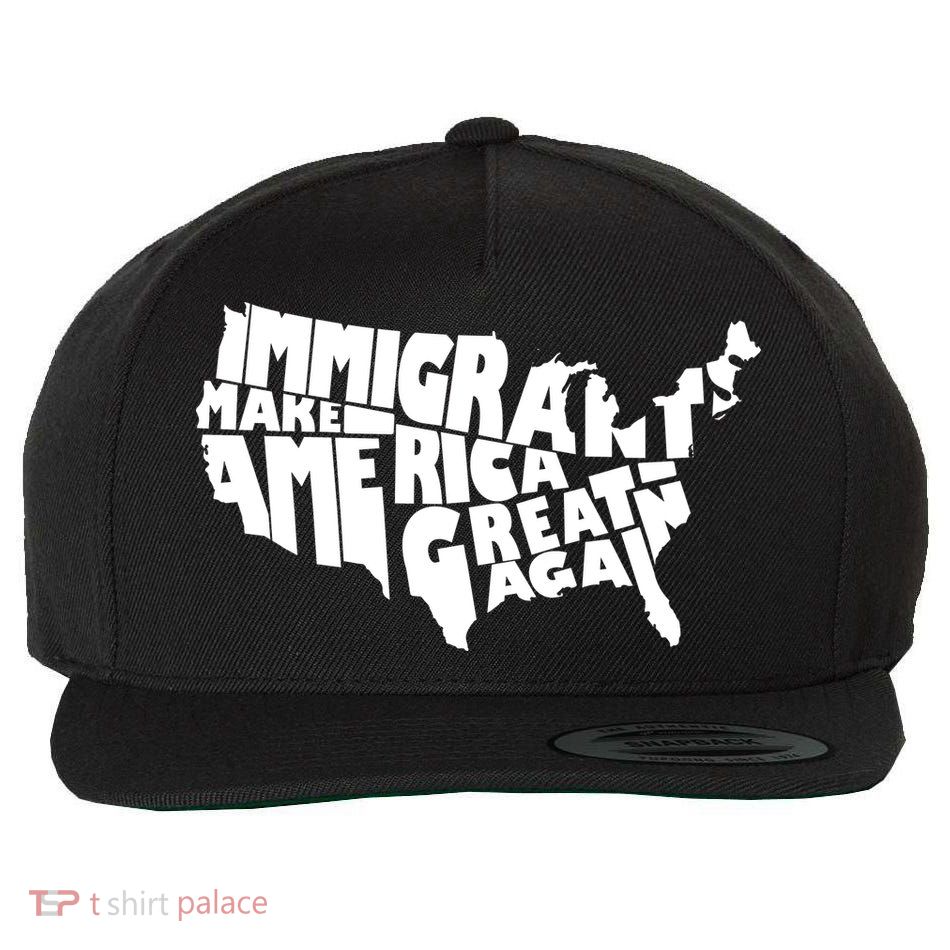 Immigrants Make America Great Again Wool Snapback Cap