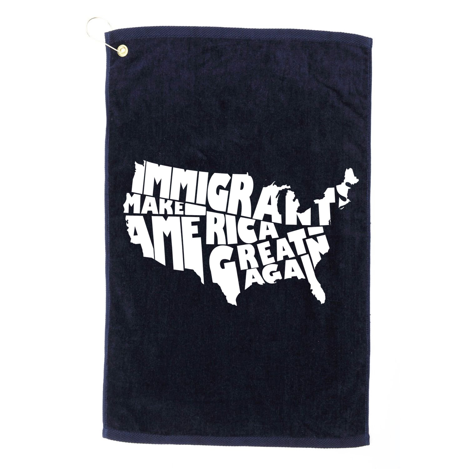 Immigrants Make America Great Again Golf Towel