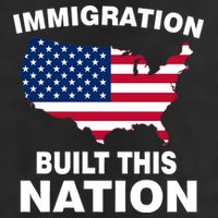 Immigration Built This Nation Adult Drive Performance Visor
