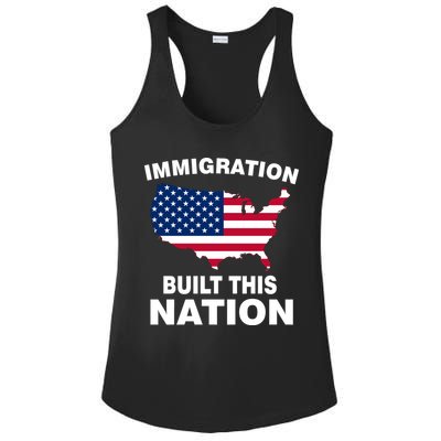 Immigration Built This Nation Ladies PosiCharge Competitor Racerback Tank