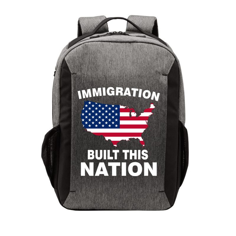 Immigration Built This Nation Vector Backpack