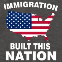 Immigration Built This Nation Vector Backpack