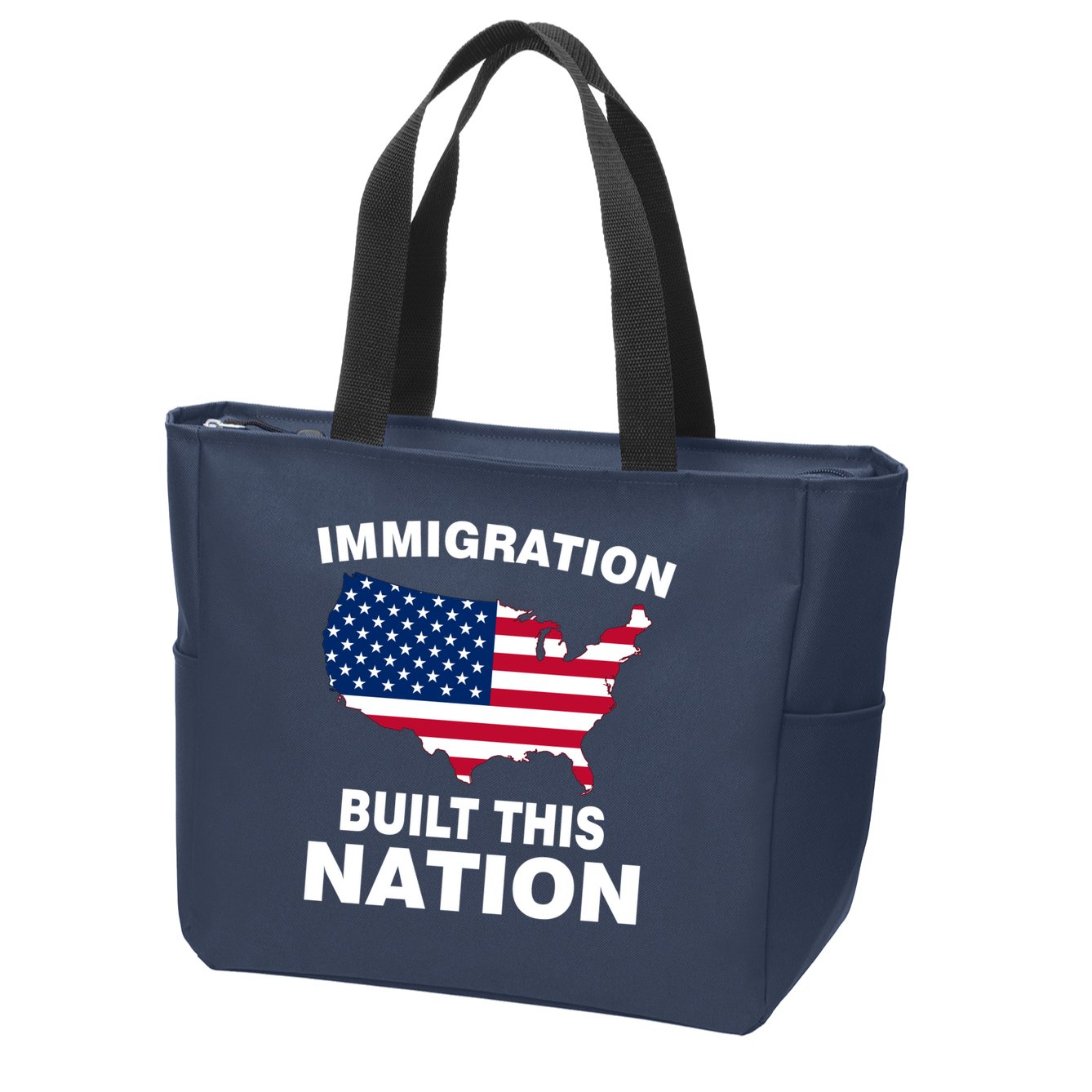 Immigration Built This Nation Zip Tote Bag
