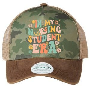 In My Nursing Student Era Funny Future Nurse Nursing School  Legacy Tie Dye Trucker Hat