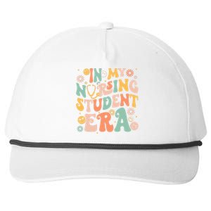 In My Nursing Student Era Funny Future Nurse Nursing School  Snapback Five-Panel Rope Hat