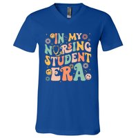 In My Nursing Student Era Funny Future Nurse Nursing School  V-Neck T-Shirt