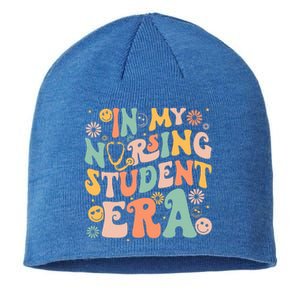 In My Nursing Student Era Funny Future Nurse Nursing School  Sustainable Beanie