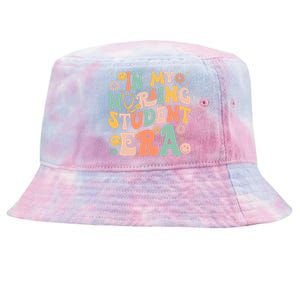 In My Nursing Student Era Funny Future Nurse Nursing School  Tie-Dyed Bucket Hat