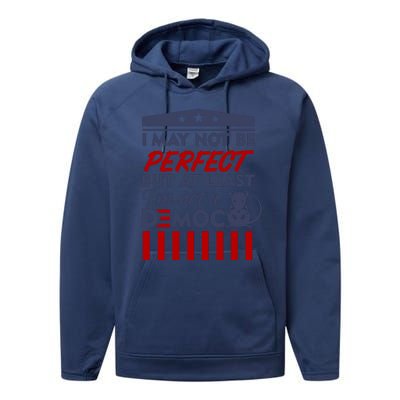 I May Not Be Perfect But At Least Im Not A Democrat Performance Fleece Hoodie