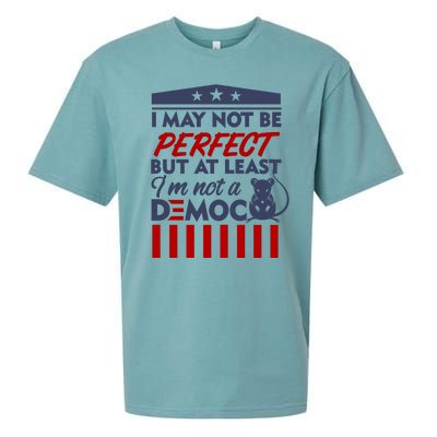 I May Not Be Perfect But At Least Im Not A Democrat Sueded Cloud Jersey T-Shirt