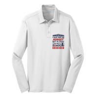 I May Not Be Perfect But At Least Im Not A Democrat Silk Touch Performance Long Sleeve Polo