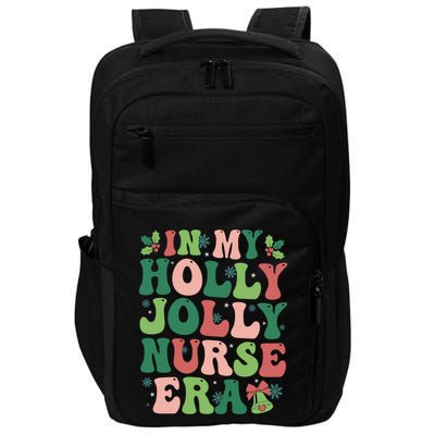 In My Nurse Era Christmas Party Season Pjm Occupation Gift Impact Tech Backpack