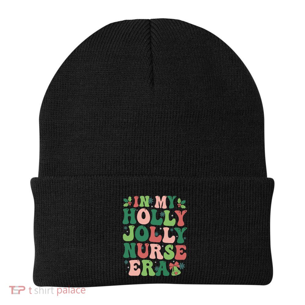 In My Nurse Era Christmas Party Season Pjm Occupation Gift Beanie
