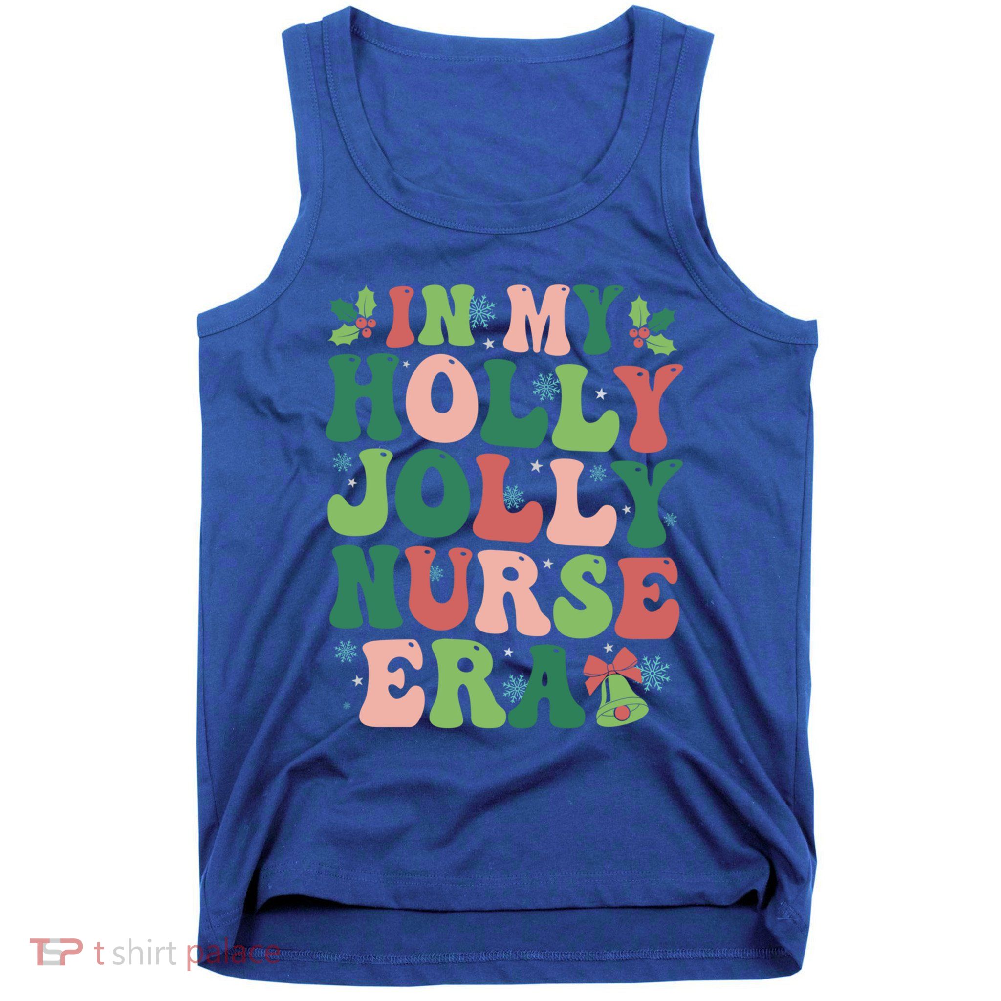 In My Nurse Era Christmas Party Season Pjm Occupation Gift Tank Top