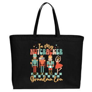 In My Nutcracker Grandma Era Christmas Nutcracker Ballet Cotton Canvas Jumbo Tote