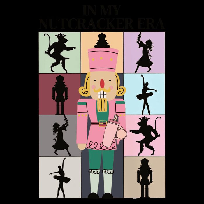 In My Nutcracker Era Nutcracker Ballet Christmas Flat Bill Trucker Hat