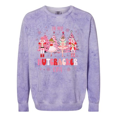 In My Nutcracker Era Christmas Nutcracker Ballet Festive Colorblast Crewneck Sweatshirt