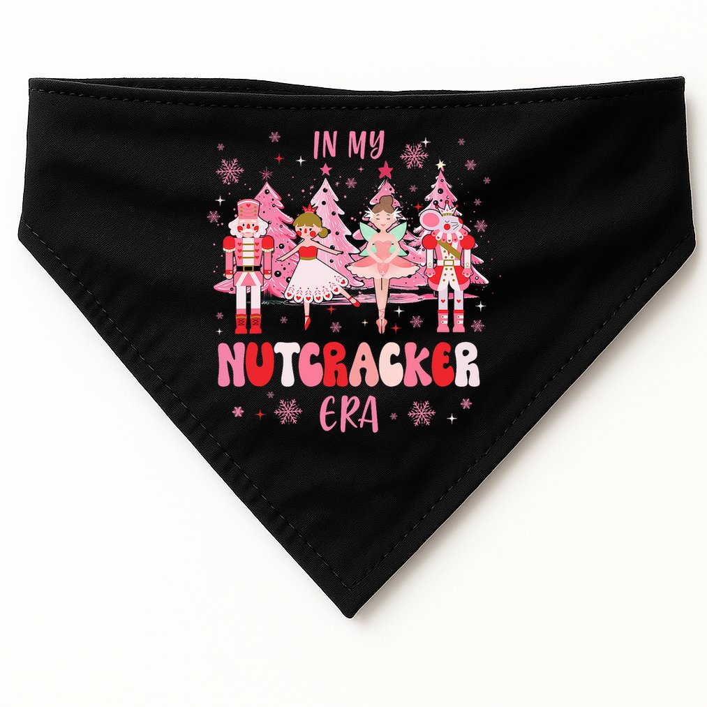In My Nutcracker Era Christmas Nutcracker Ballet Festive USA-Made Doggie Bandana