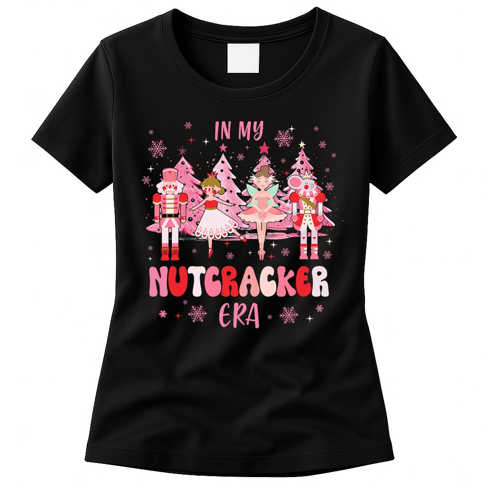 In My Nutcracker Era Christmas Nutcracker Ballet Festive Womens T-Shirt
