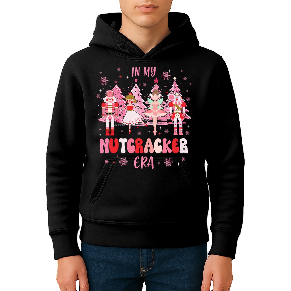 In My Nutcracker Era Christmas Nutcracker Ballet Festive Kids Hoodie