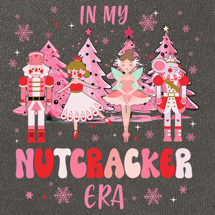 In My Nutcracker Era Christmas Nutcracker Ballet Festive Cotton Canvas Backpack