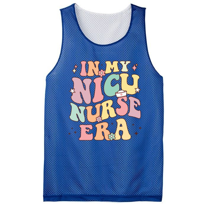 In My Nicu Nurse Era Retro Nurse Appreciation Neonatal Nurse Meaningful Gift Mesh Reversible Basketball Jersey Tank